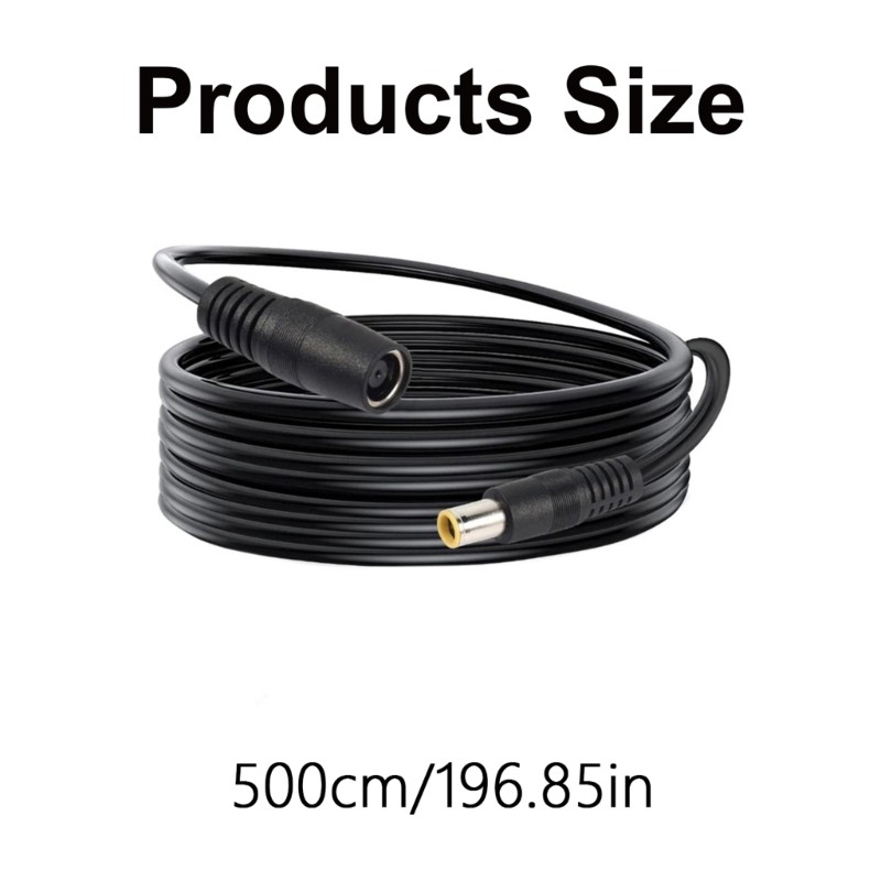 High Efficiency Solar Extension Cord 16.4Feet 14AWG DC7909 Copper Power Cable
