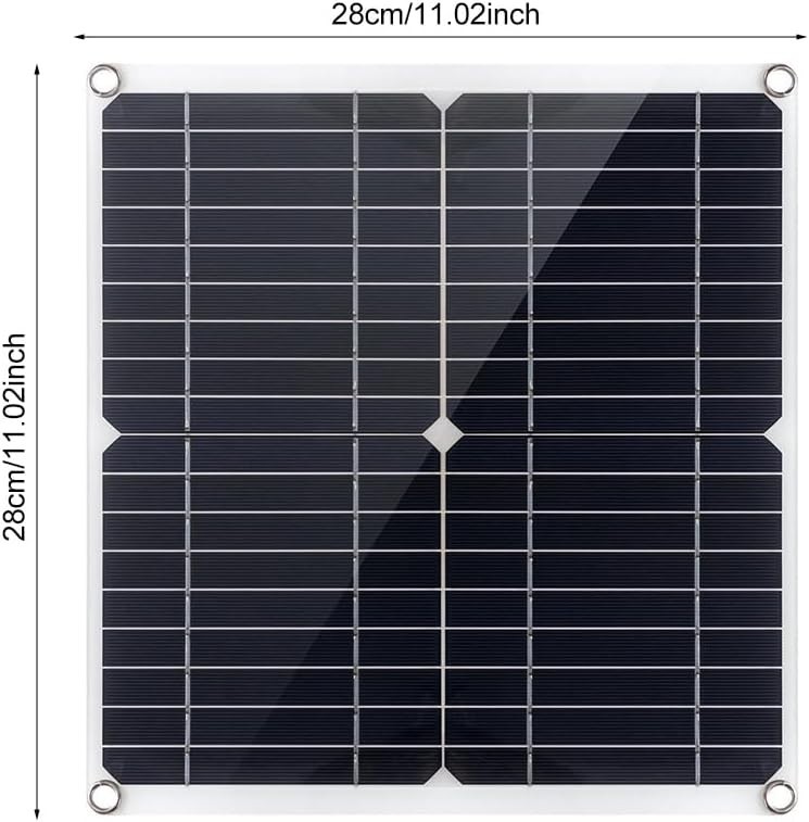200W Solar Panel Kit 12V Dual 5V USB Outputs Solar Panel Controller Combo,wit…