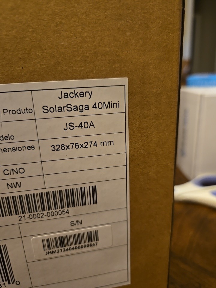 Jackery SolarSaga 40 Mini Solar Panel JS-40A