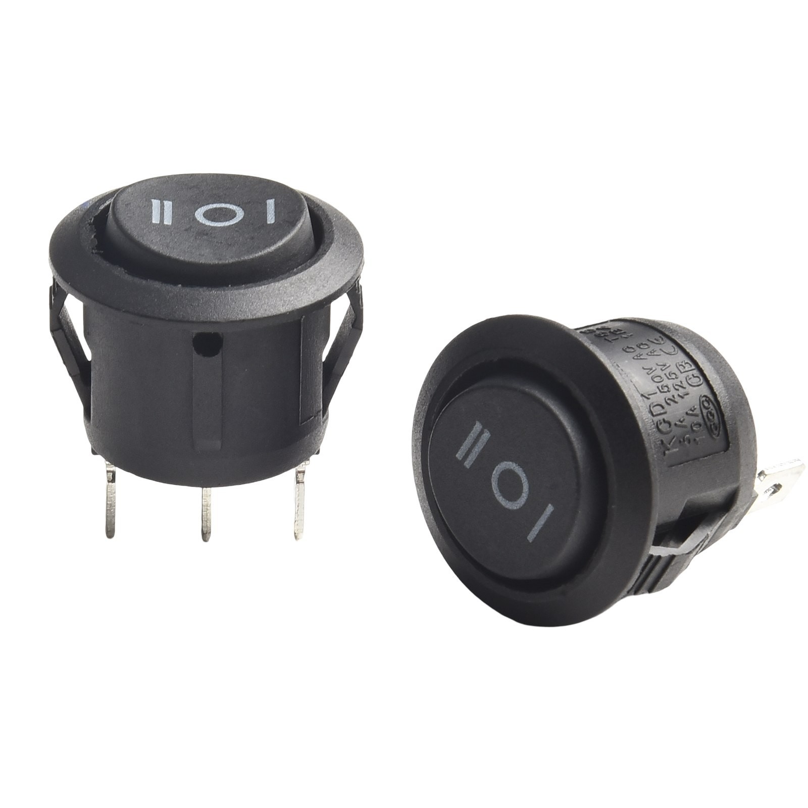 Convenient Package of 4 Momentary Rocker Switches 3 Pin 3 Position ON Off ON