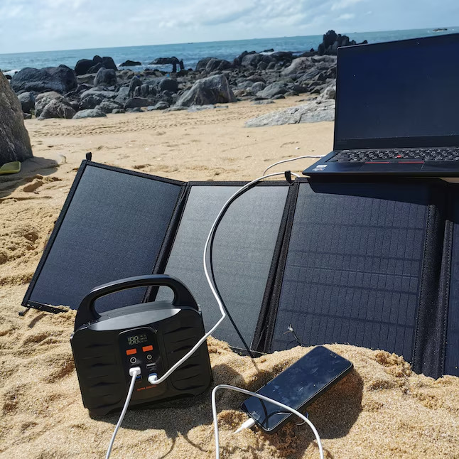 Alpha Digital T101-SP-SET 155 -Watts Portable Power Station (1 Solar)