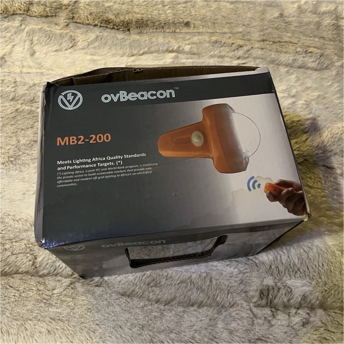 ovBeacon MB2-200 Solar LED Kit Lithium Battery Indoor/Outdoor