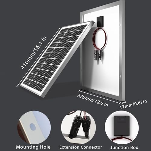 Solar Panel Kit 20W 12V Solar Battery Charger with Smart 20w solar kit