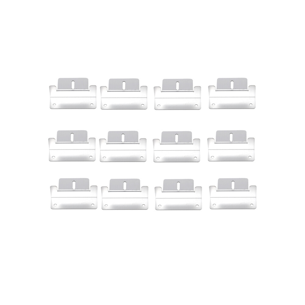 US12Pc SOLAR PANEL Z BRACKET MOUNT MOUNTING SET RV BOAT FLAT ROOF WALL ALUMINIUM