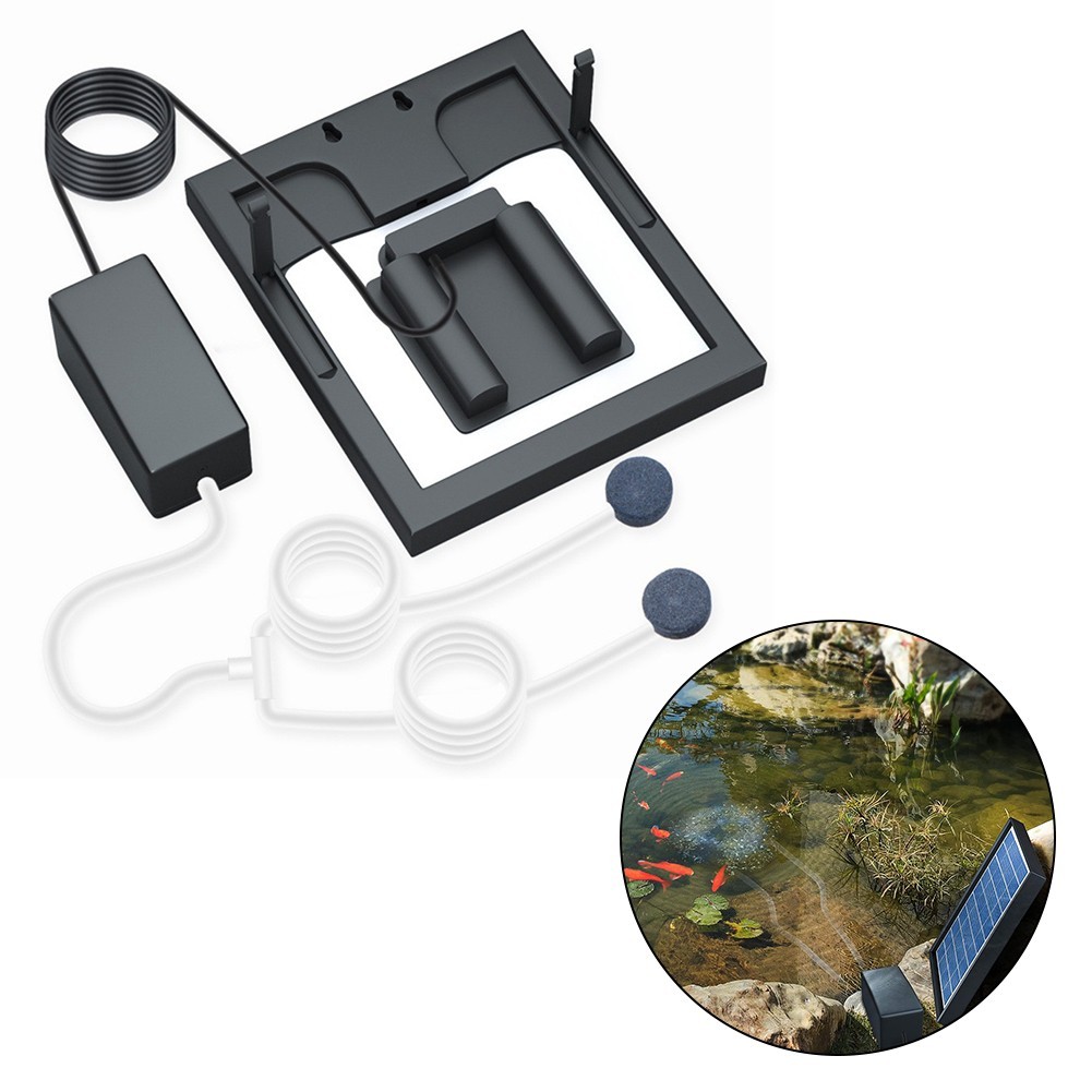 10V Solar Powered Pond Aerator for Fish Ponds and Outdoor Water Features