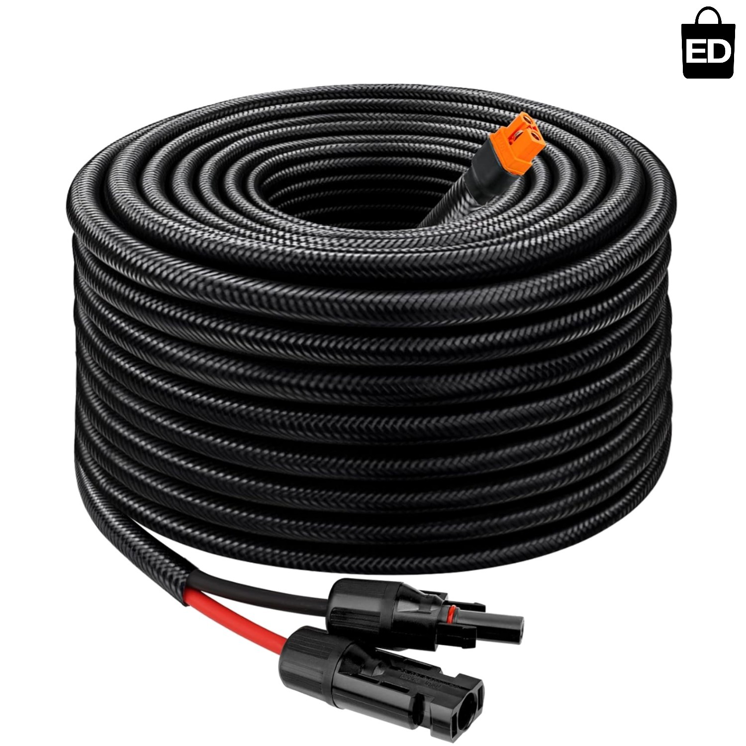 30FT Solar to XT60i Cable – 10AWG with Flame Retardant Protection