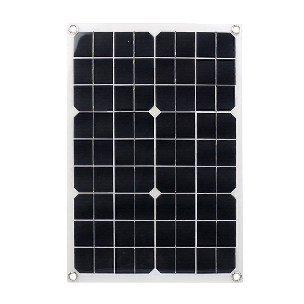 20W Flexible Solar Panel Battery Charger Motorhomes Boats Roof Car Camping 18V