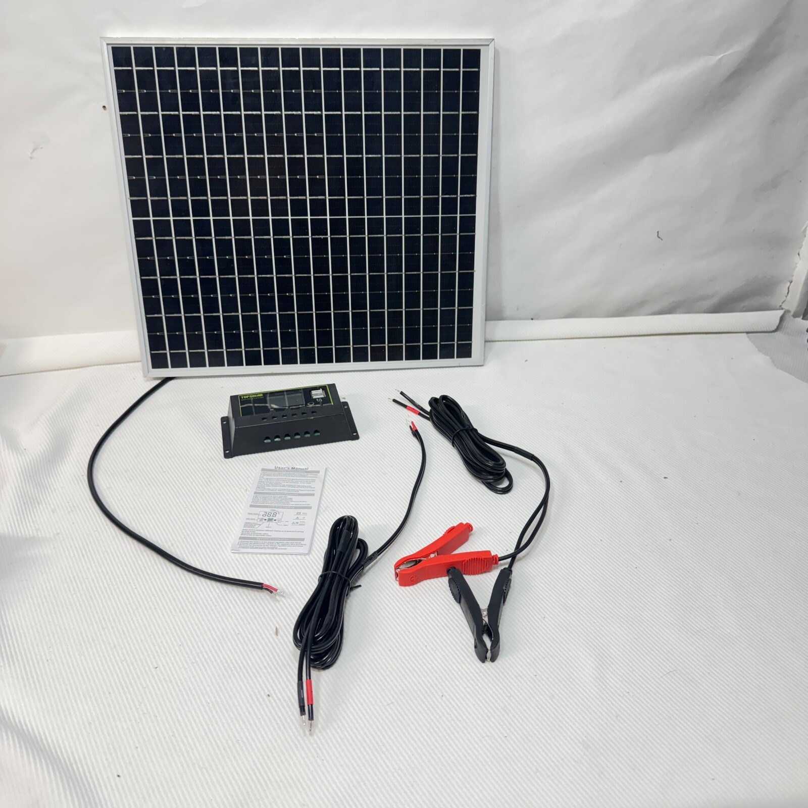 Solar Battery Charger 20W 12 Volt Powered Panel for Car Dump Trailer Boat Marine