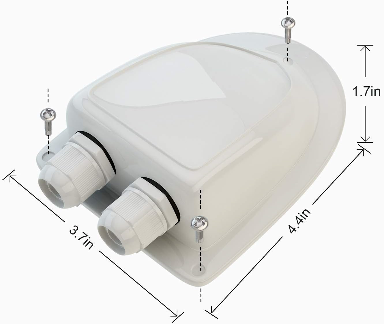 ABS Solar Double Cable Entry Gland for All Cable Types 2Mm² to 6Mm² for Solar Pa