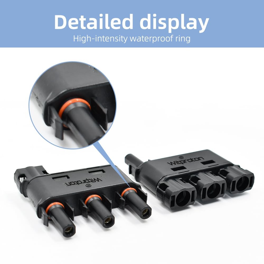 IP68 1500V Waterproof Solar Branch Connector 3 to 1 Y Connector FMM MFF Solar