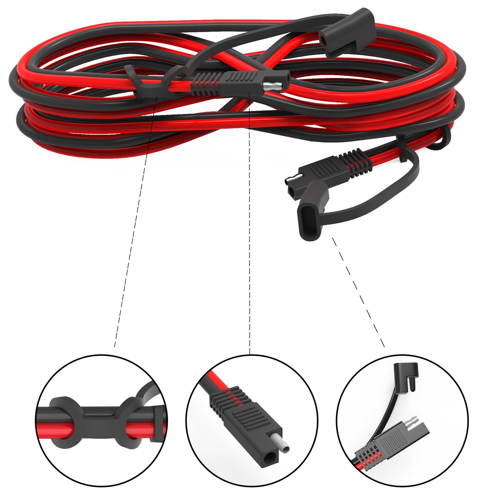 3FT SAE to Extension Cable 10 AWG Quick Disconnect SAE Connector Solar Panel …