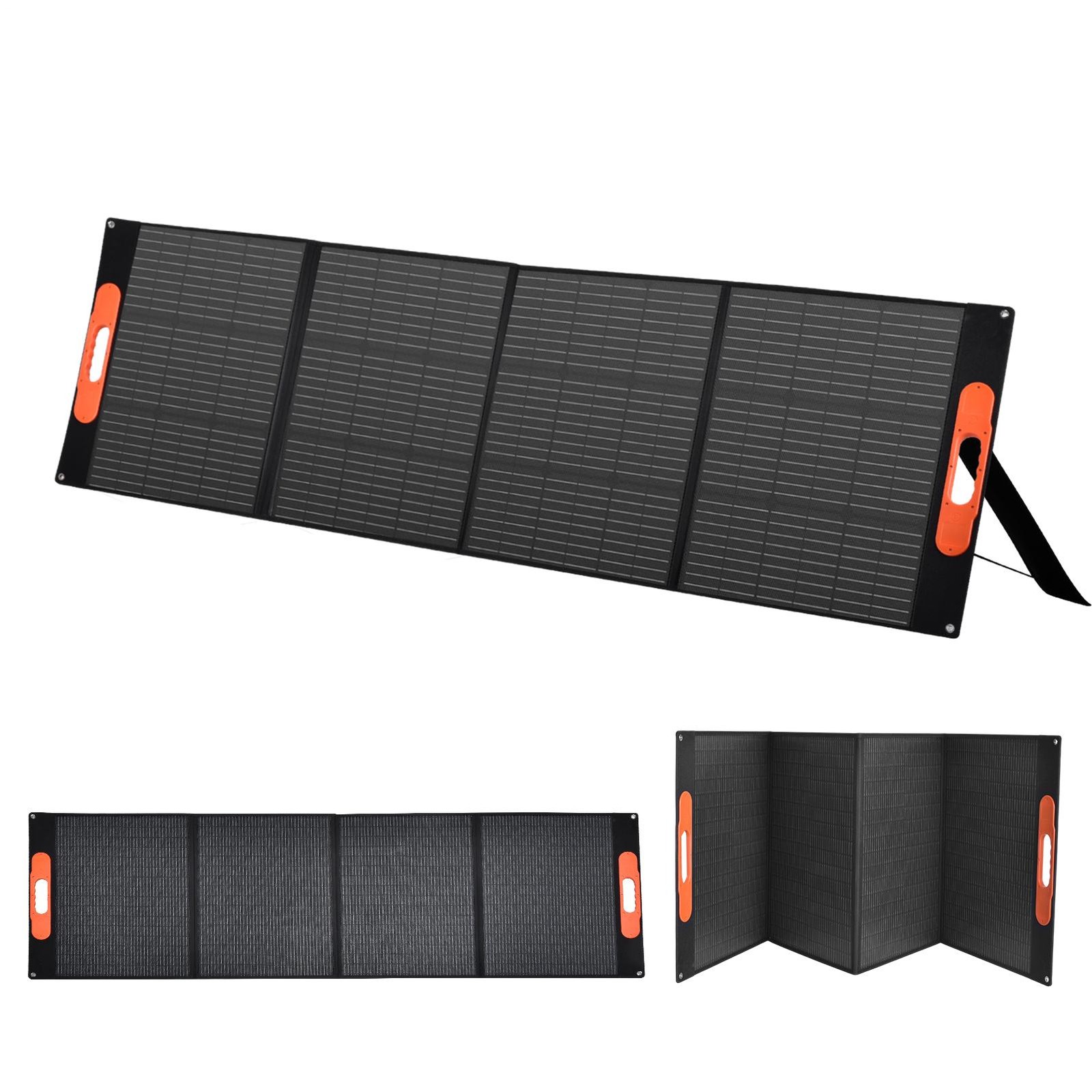 200W Solarpanel 17.6V Tragbar Faltbar Solarmodule für Camping Wohnmobil