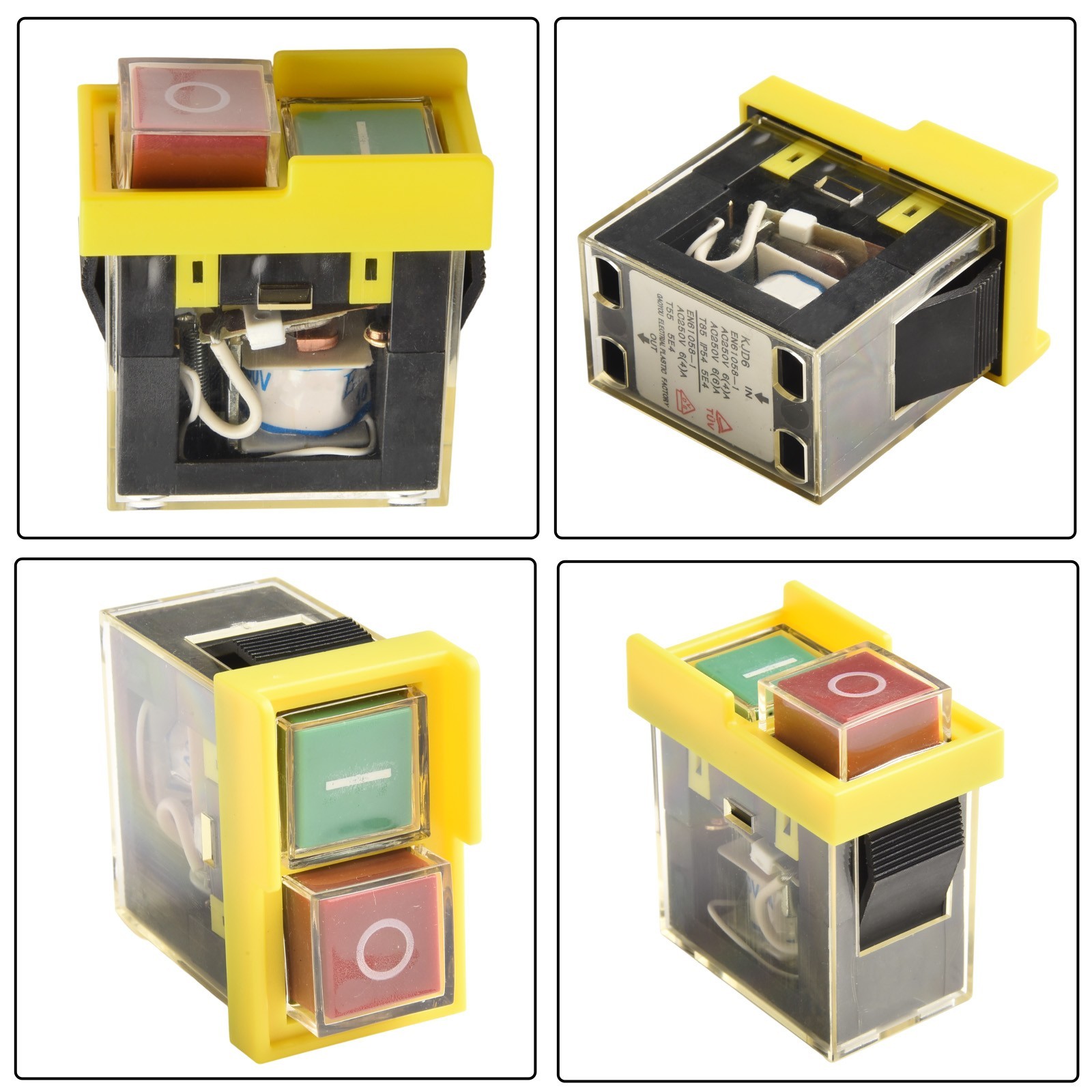 KJD Waterproof Start Button Manual Measurement Product Name Rated Current A