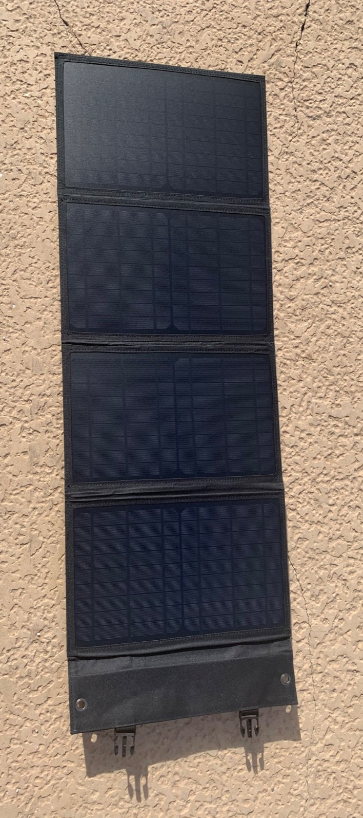 4Patriots 40-Watt Solar Panel – Portable Foldable 4 Panels, 5V Cable Included