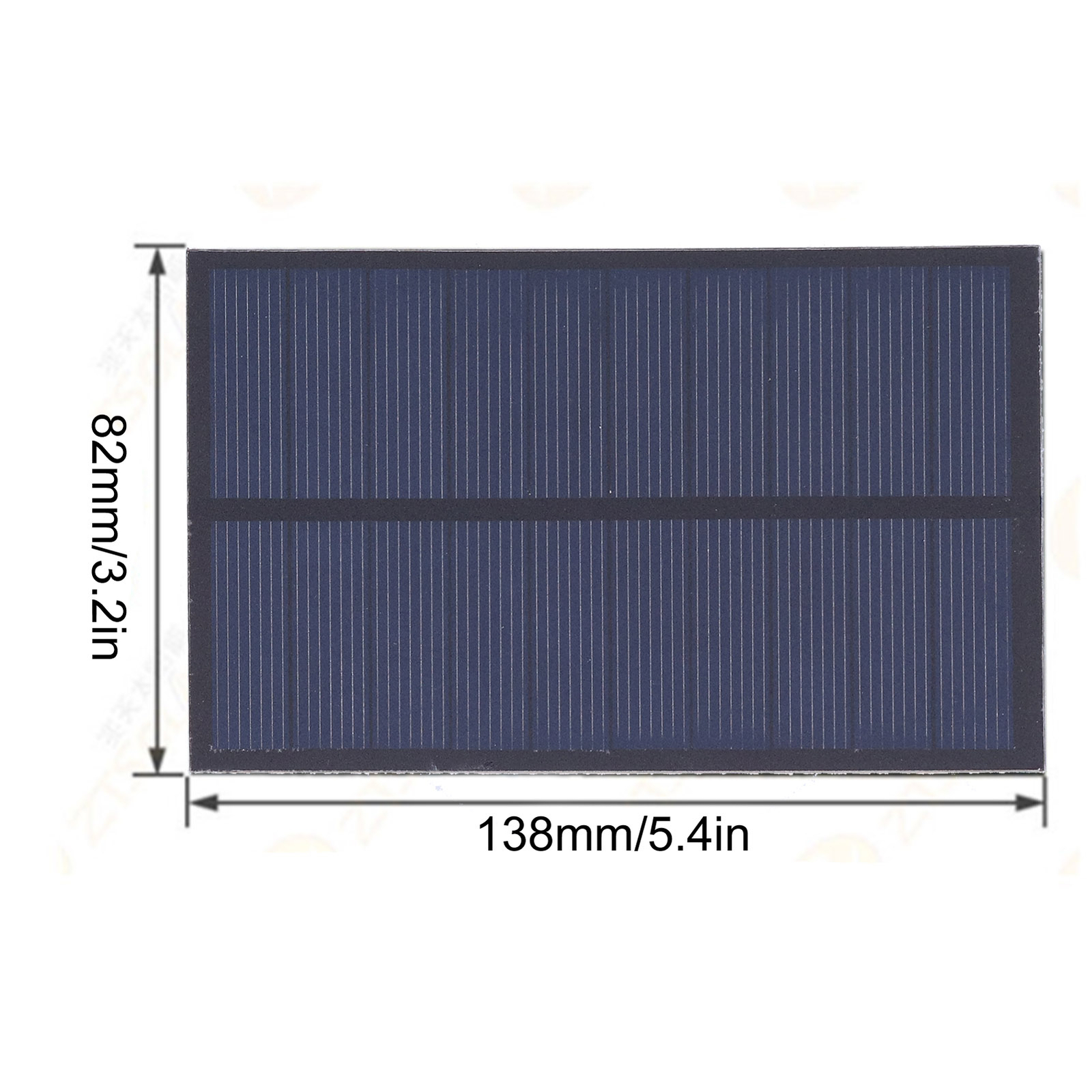 Solar Cell Panel Polysilicon Battery Charger For 3.7V Battery Lawn Wall Light
