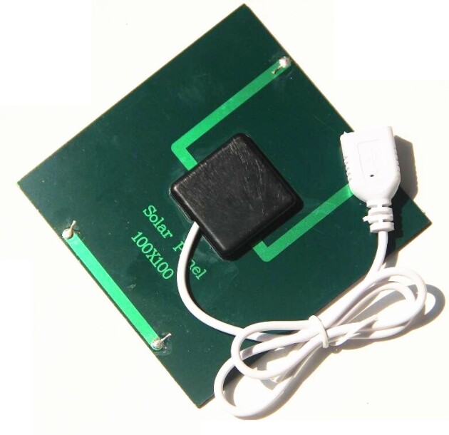 1.2W 5V portable outdoor solar charging board, mobile phone power bank charger