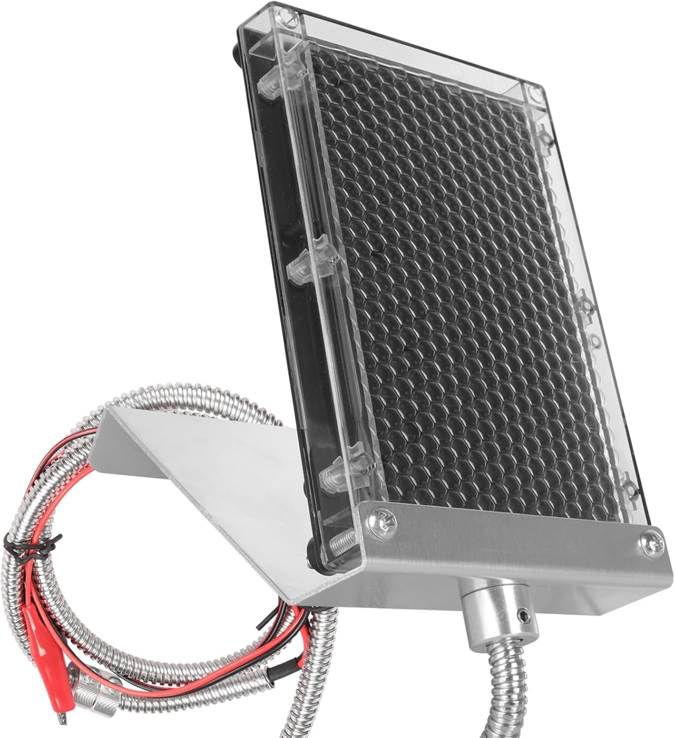 6V Solar Panel Charger Deer Feeder Battery Waterproof Outdoor Mounting Hardware