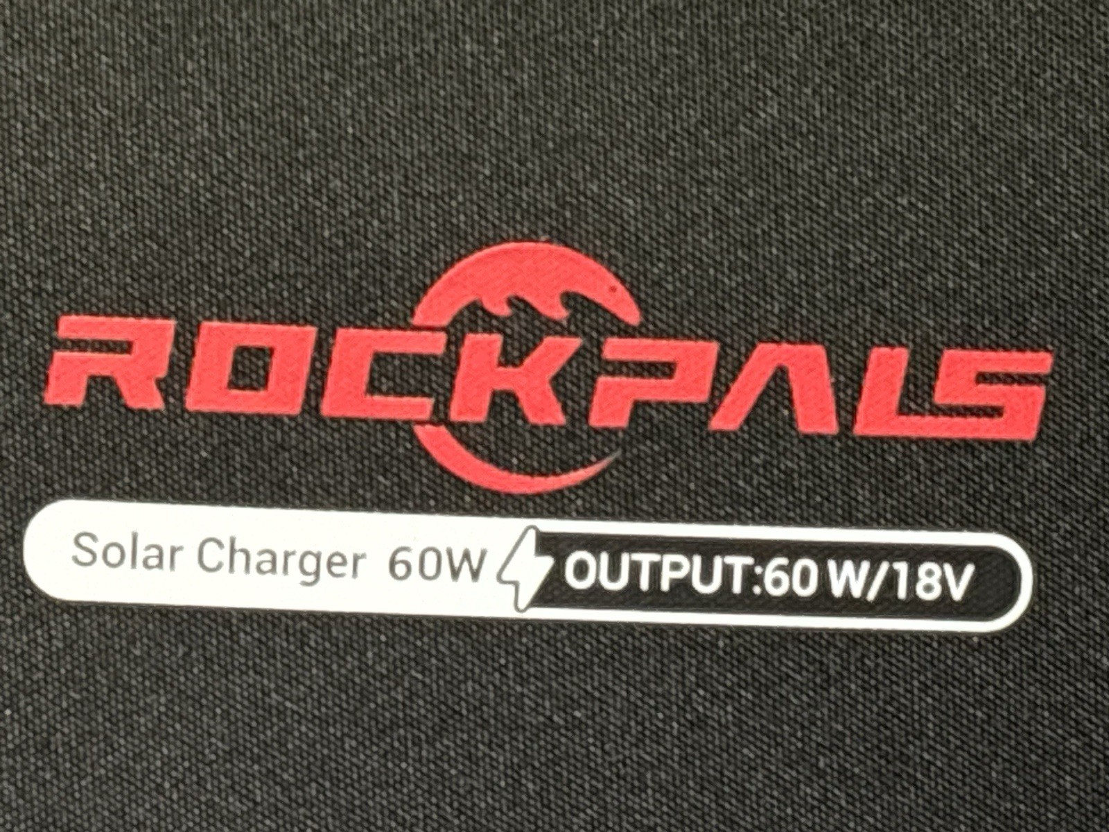 ROCKPALS 60W Foldable Solar Panel Charger for Camping RV Power Station