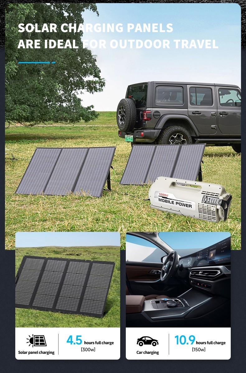 Portable Power Station S10 1000W | 2000Wh LiFePO4 Battery For Emergency