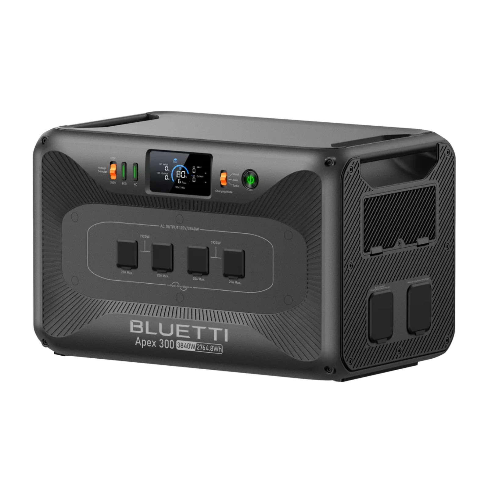 BLUETTI Apex 300 Power Station 2764.8Wh + Alternator Charger 1 + Power Hub D1