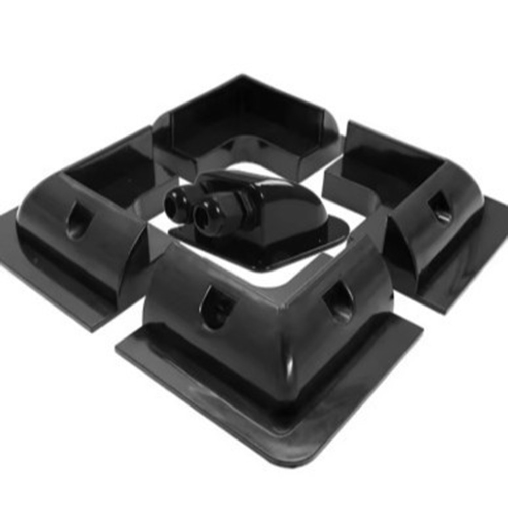 ABS Solar Panel Mounting Bracket Kit with Junction Box for Easy Solar Setup