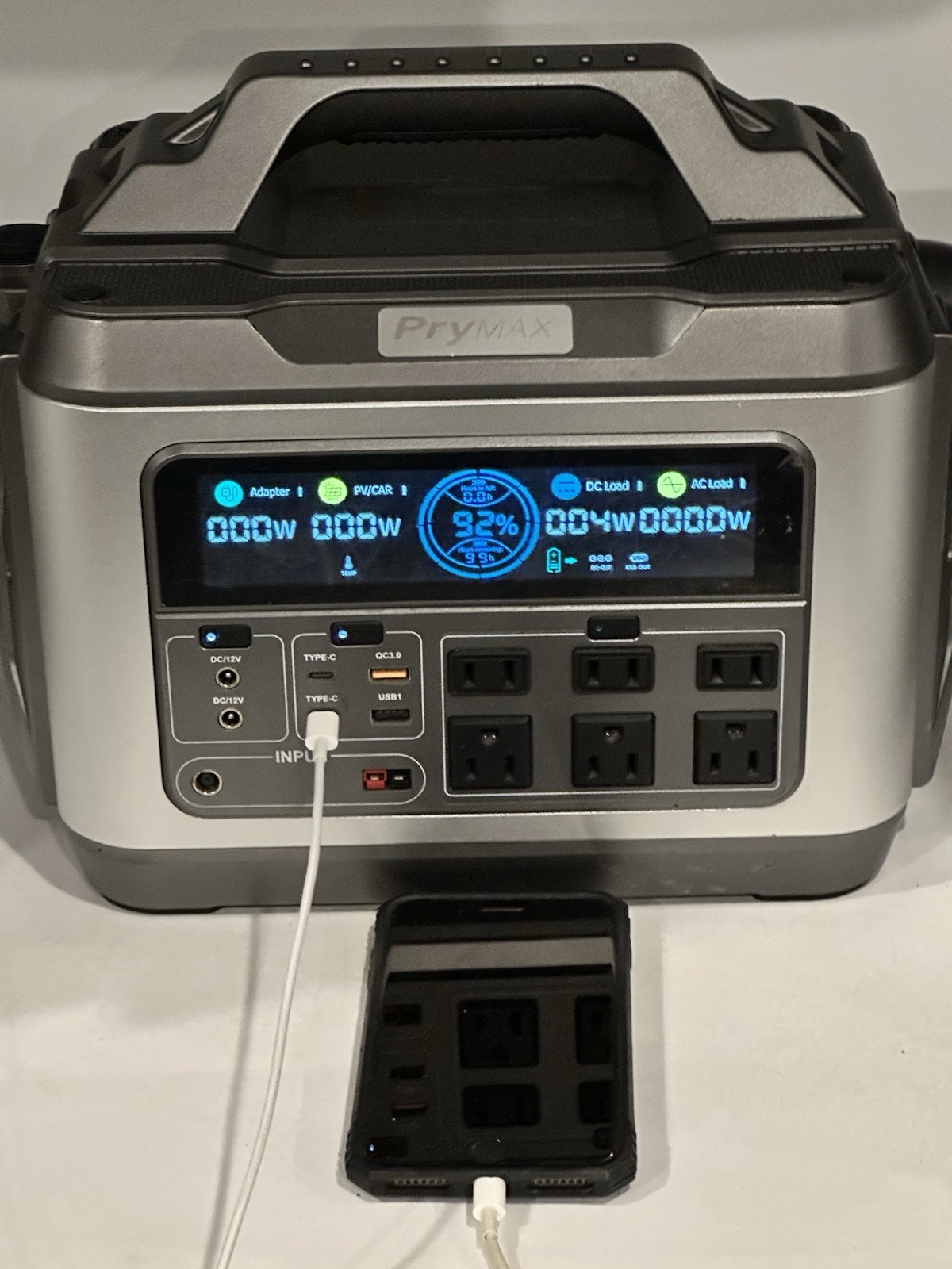 PryMax Portable 1200W 1100wh Power Station J1200Series Peak 2600W Indoor Outdoor