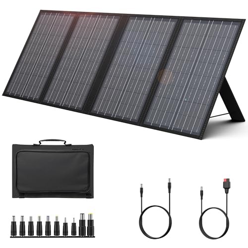 Foldable Solar Panel Charger 60W with 18V DC Output (11 Connectors) for 60w