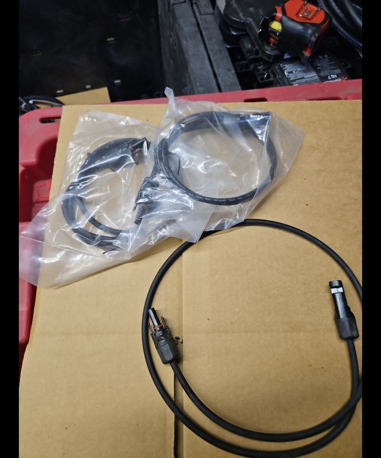 40″ PV Extension Cables. Jumper 10 Gauge. Solar Panels ( Pack Of 50)