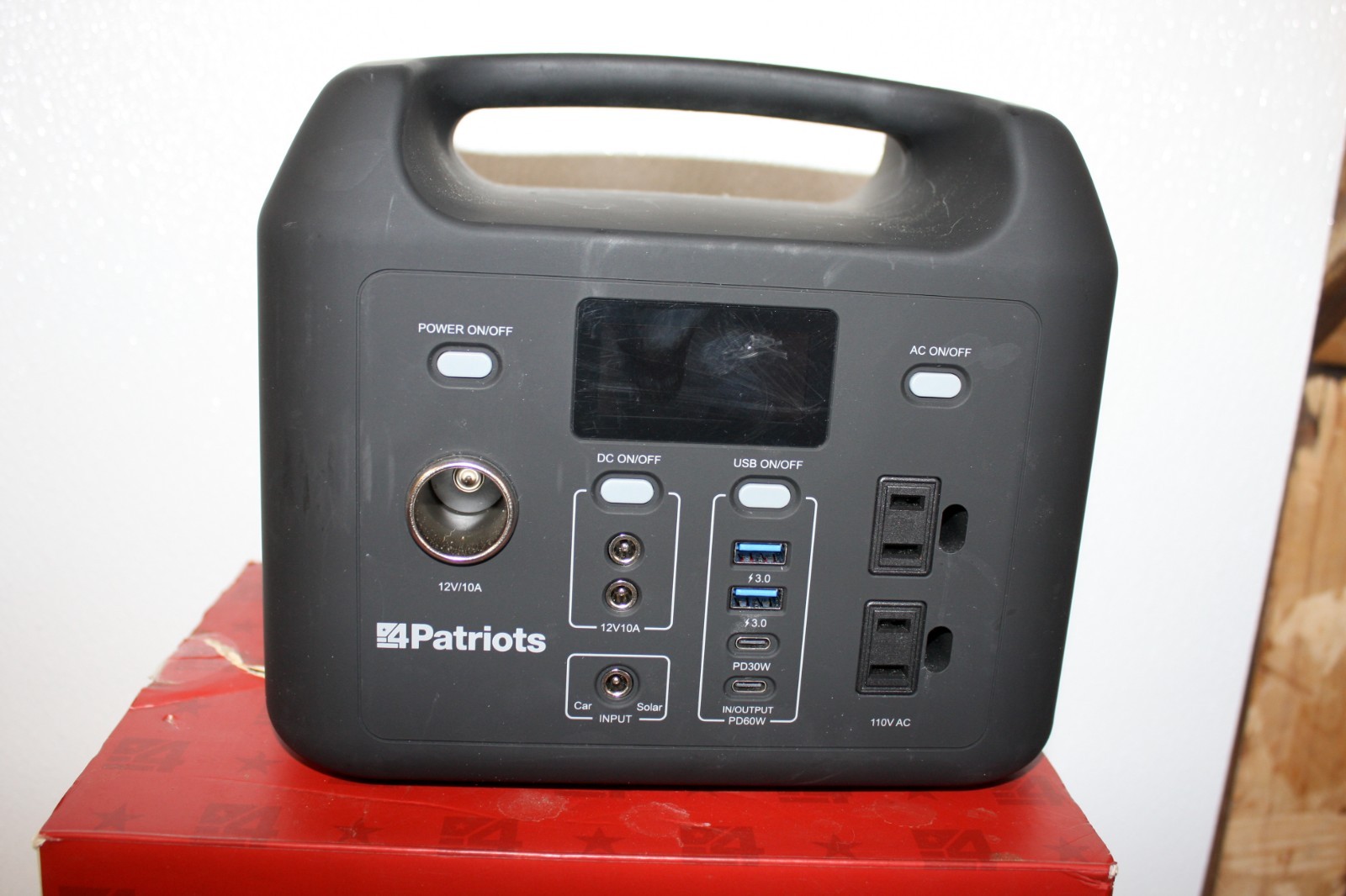 4Patriot Power Sidekick D320-299WH Power Bank Generator (Solar Panel Not Incl.)