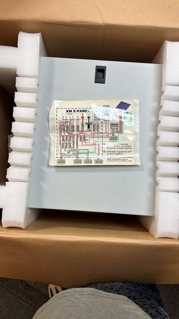 MidNite Solar E-Panel for a single Schneider Electric Conext XW Inverter/Charger