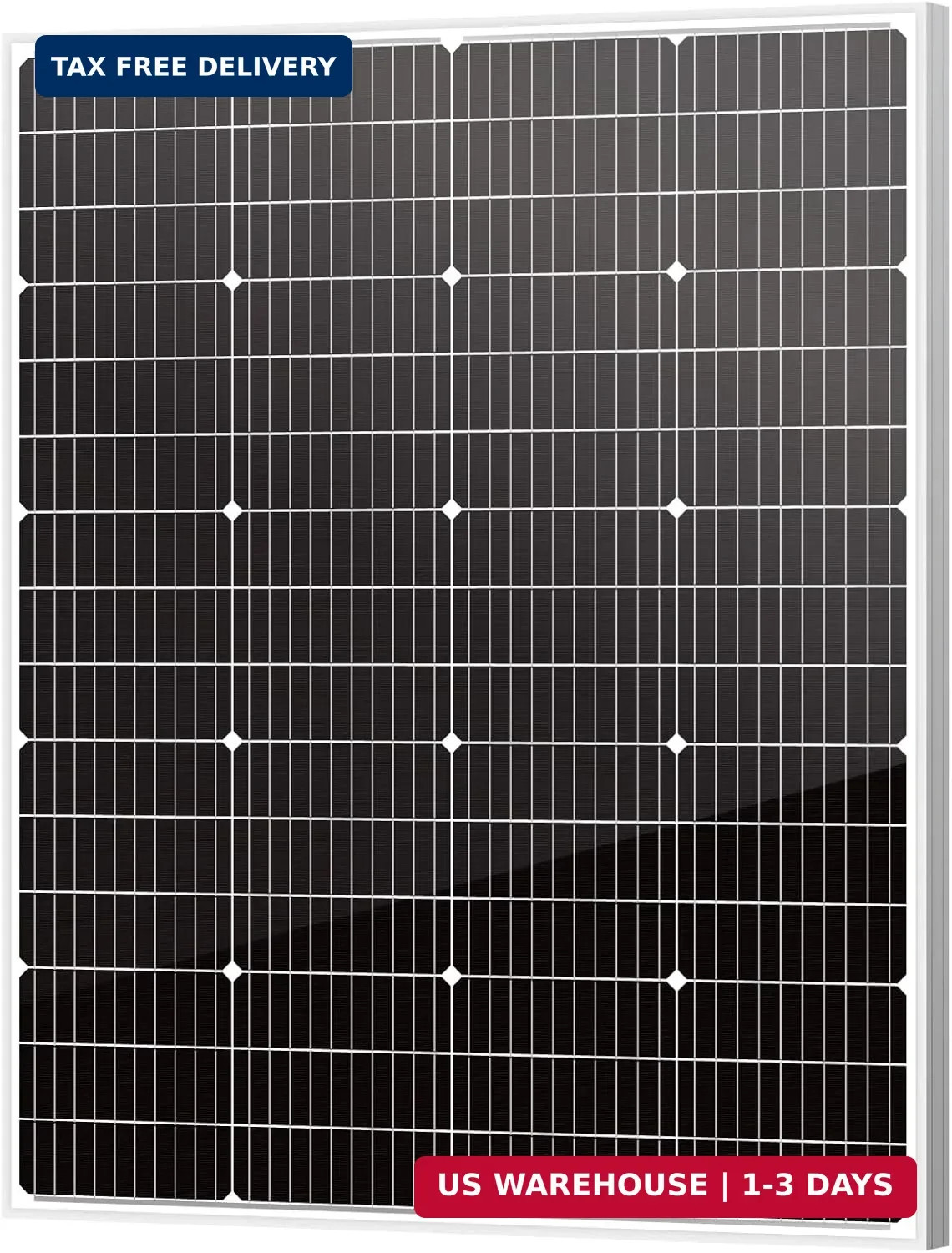 Newpowa 150W(Watt) 10BB Solar Panel Monocrystalline 12V High Efficiency PV Modul