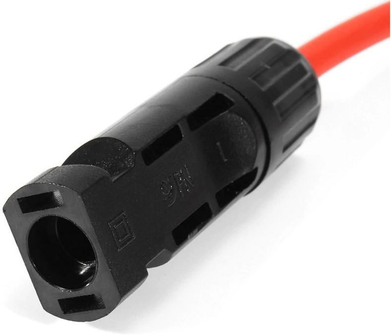 Solar Panel Cable 1 Pair Black+Red 10AWG Silicone Twin Flexible