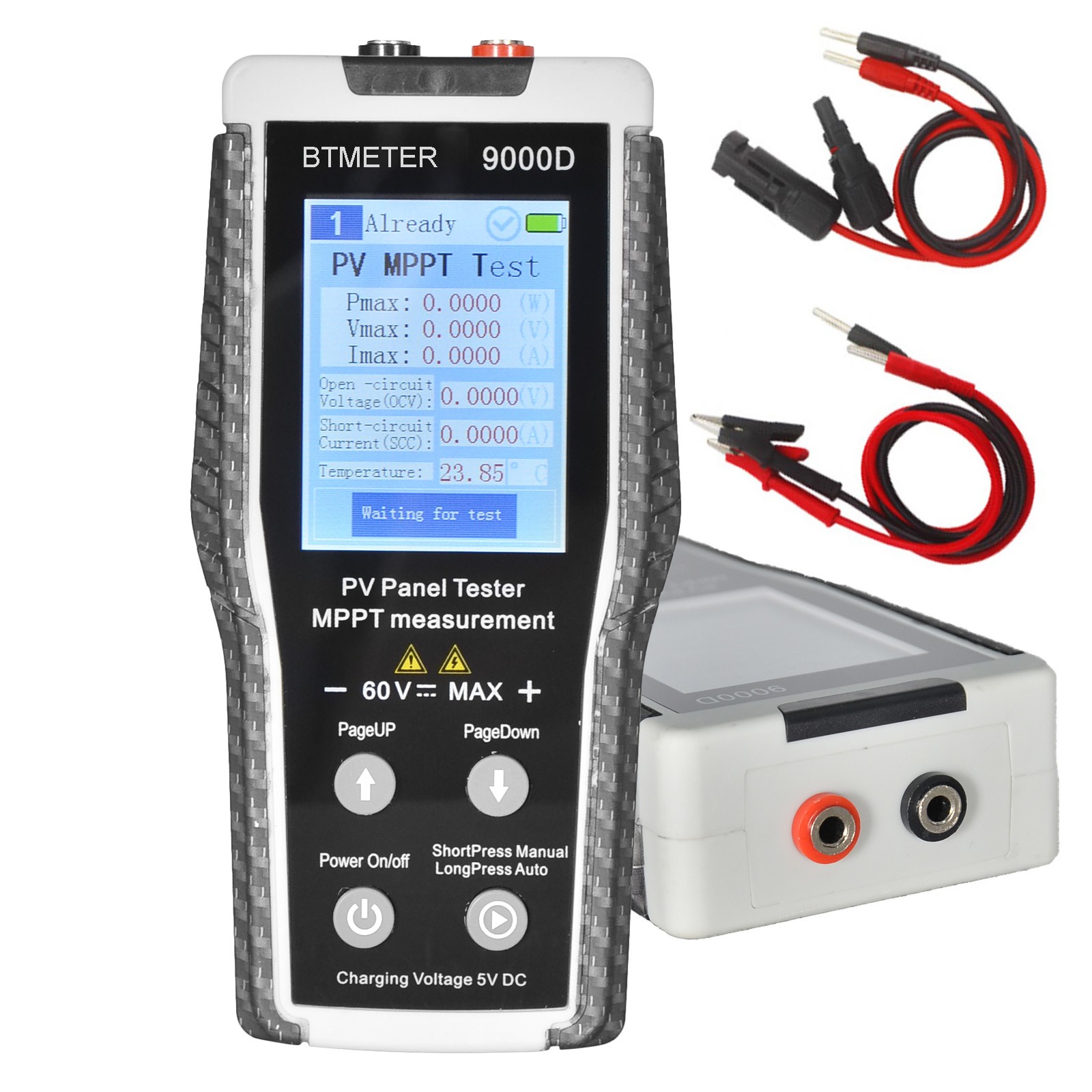 MPPT Solar Photovoltaic Panel Tester LCD Digital Display 800W 0-60V 0-35A MC4