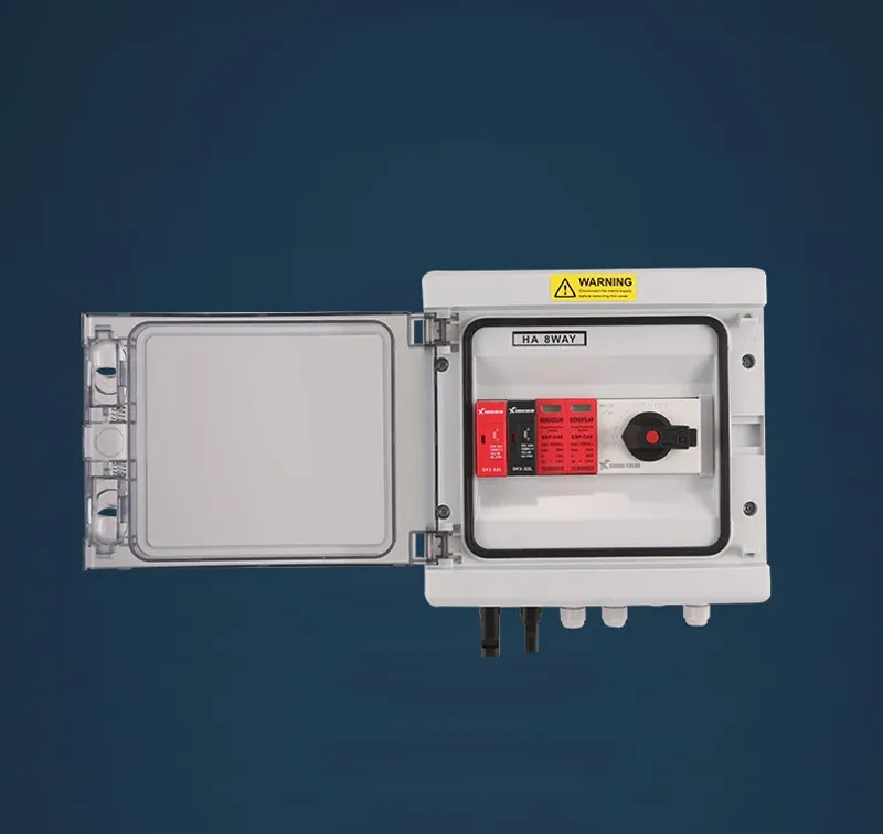 PV Combiner Box 1-in-1-out 1000V DC IP65 Waterproof Surge Lightning Protection