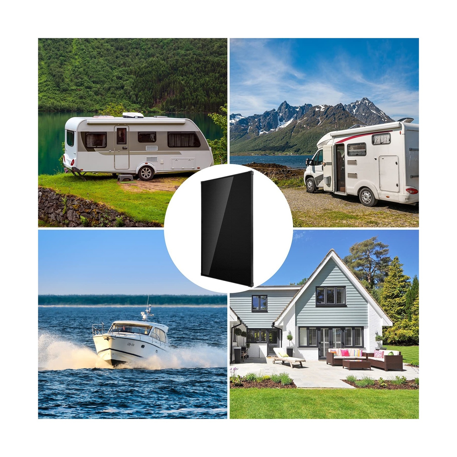 Topsolar Solar Panel Kit 170 Watt 12 Volt Monocrystalline Off Grid System for…