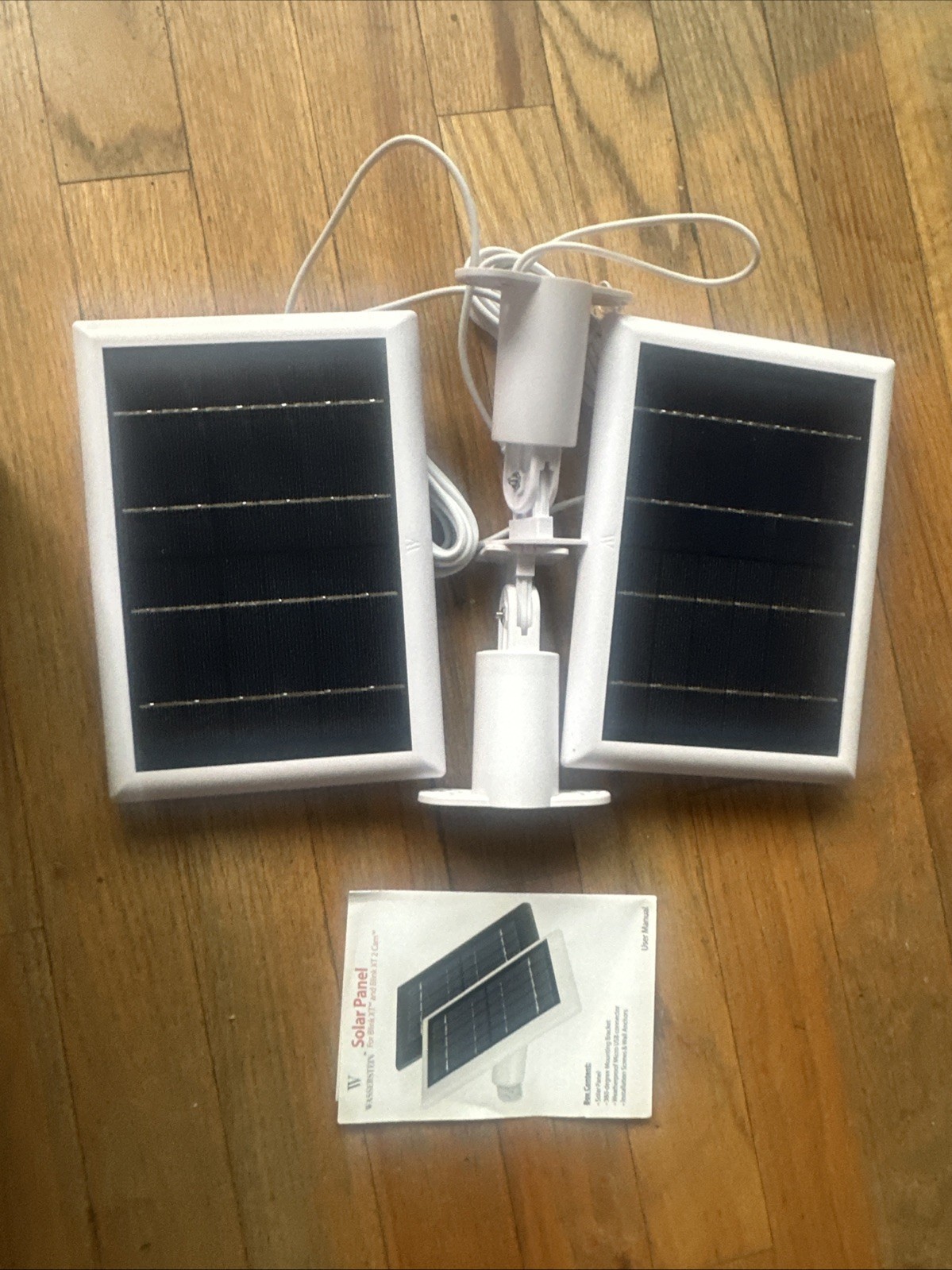 Wasserstein Solar Panel for Blink Outdoor & Blink XT2/XT Camera (2-Pack, black