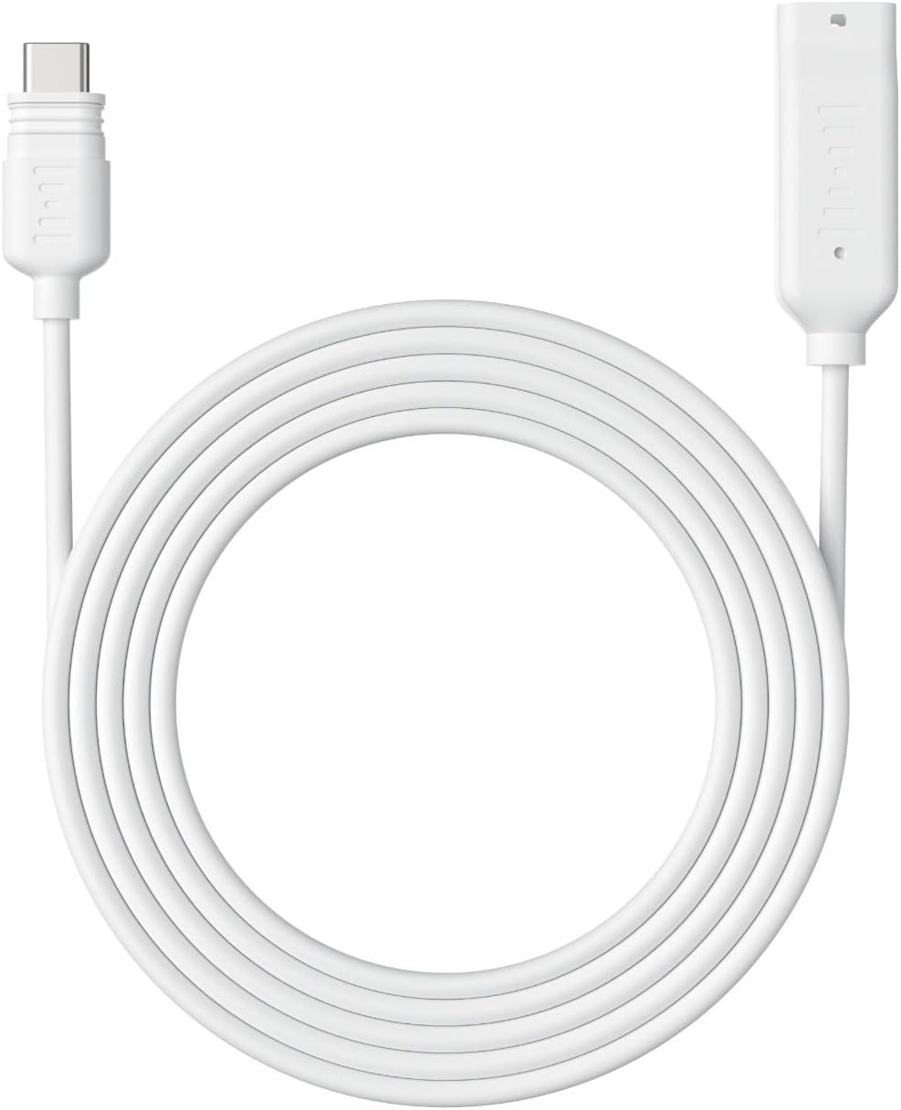 4.5m Weatherproof Solar Panel Extension Cable for USB Type-C Security Cameras