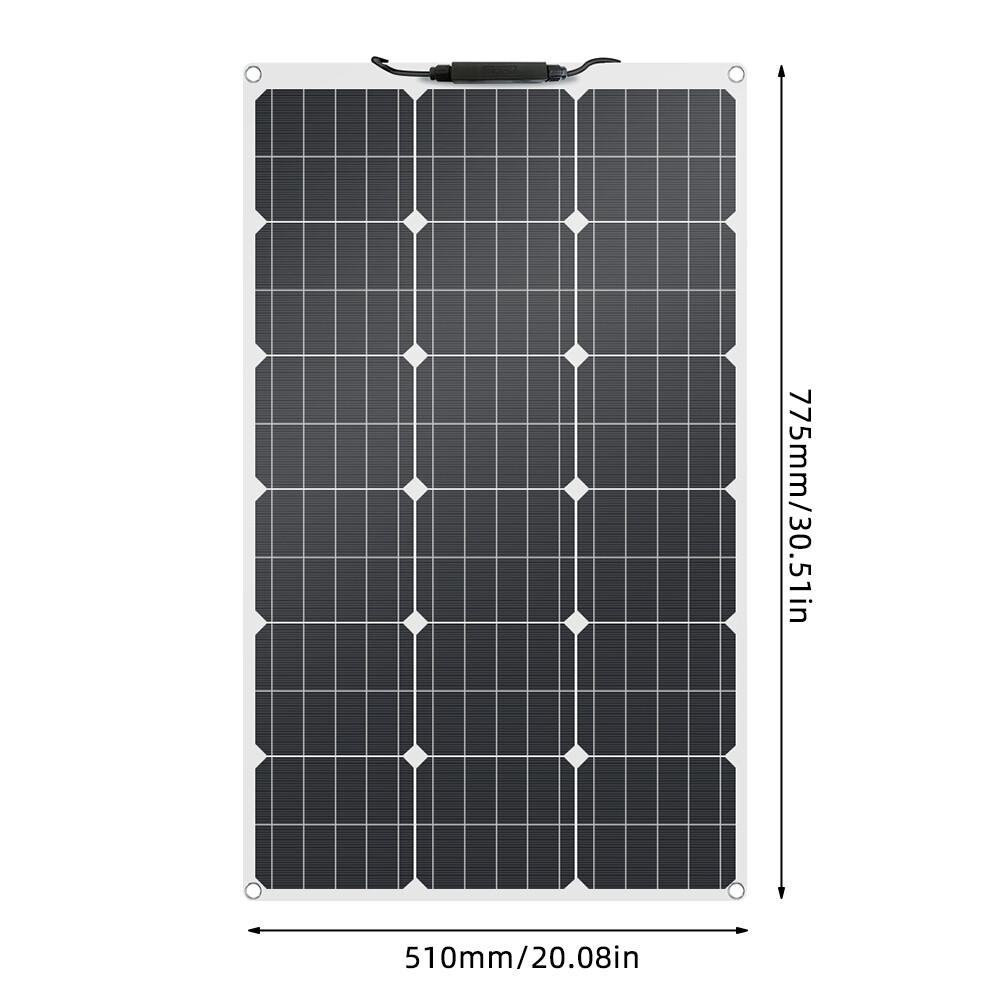 600W 300Watt 12V Solar Panel Monocrystalline Flexible for Marine RV Boat Camping