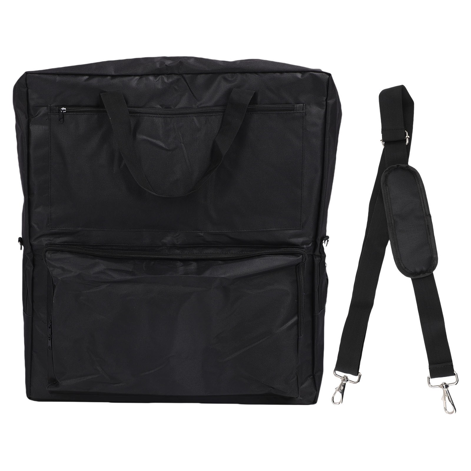 Solar Panel Storage Bag Double Layer Folding Travel Solar Panel Carrying Case