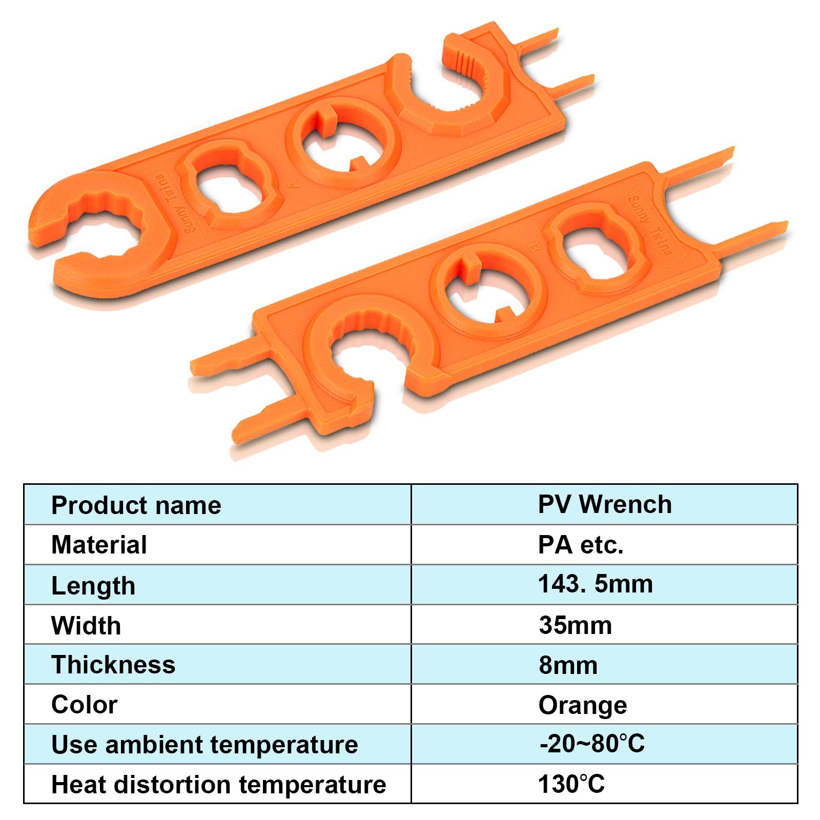 16 PCS 8AWG Solar Connectors with Spanners, 8 Pair Solar Panel Connectors Mal…