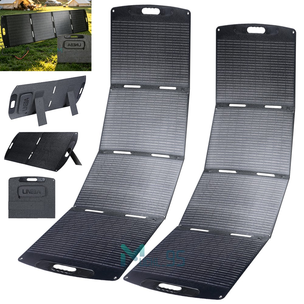 400W 200W Foldable Solar Panel for Power Station ETFE Coating Monocrystalline
