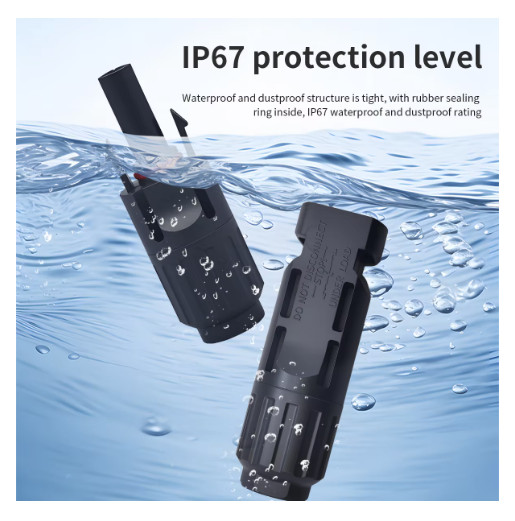 TOMZN PV Solar Connectors 1000V 1500V 32A 45A IP67 2 Sets