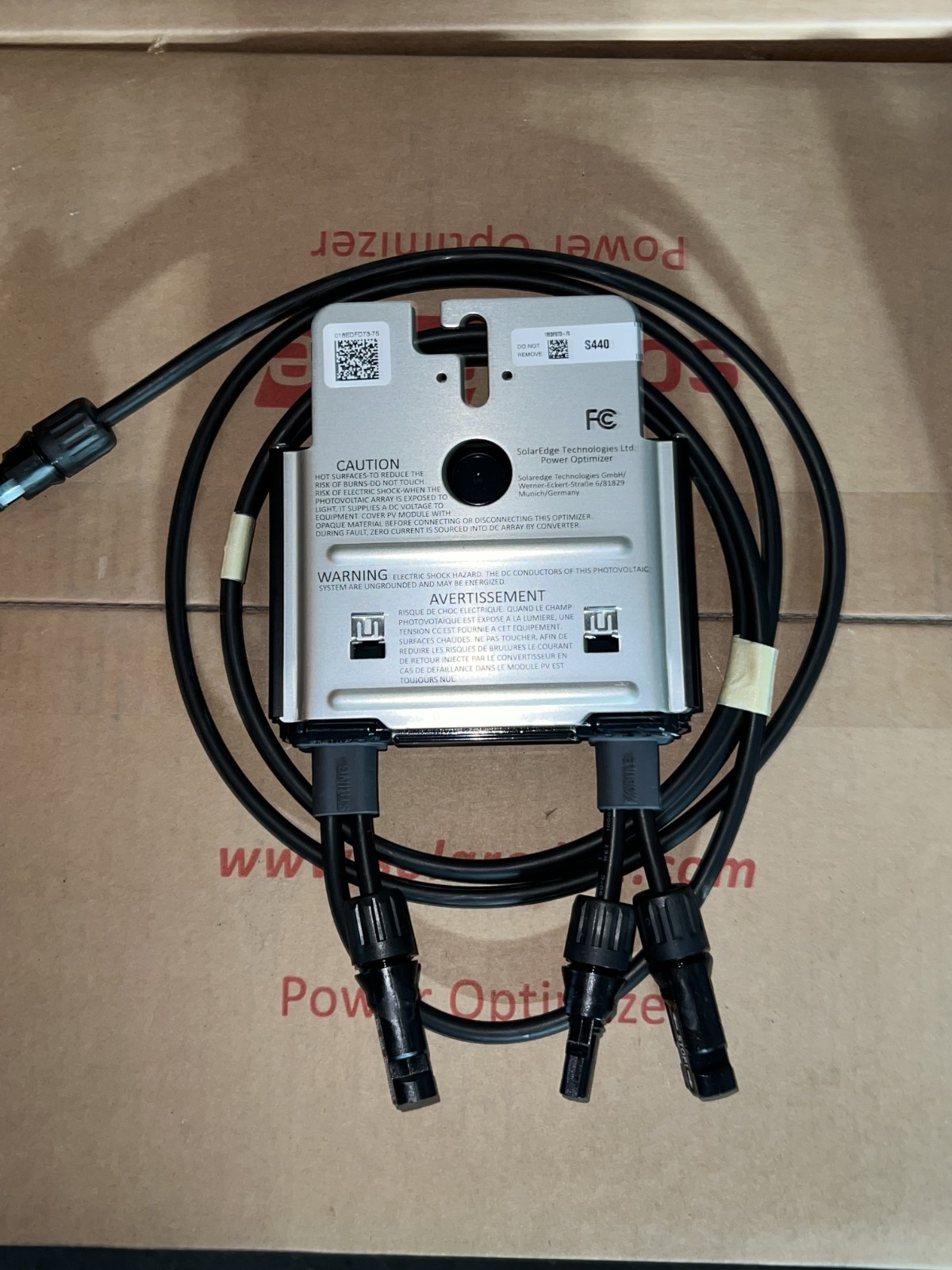 LOT 60x S440-1GM4MRM Solar Edge Power Optimzier 440W Maximizer – SEALED NEW
