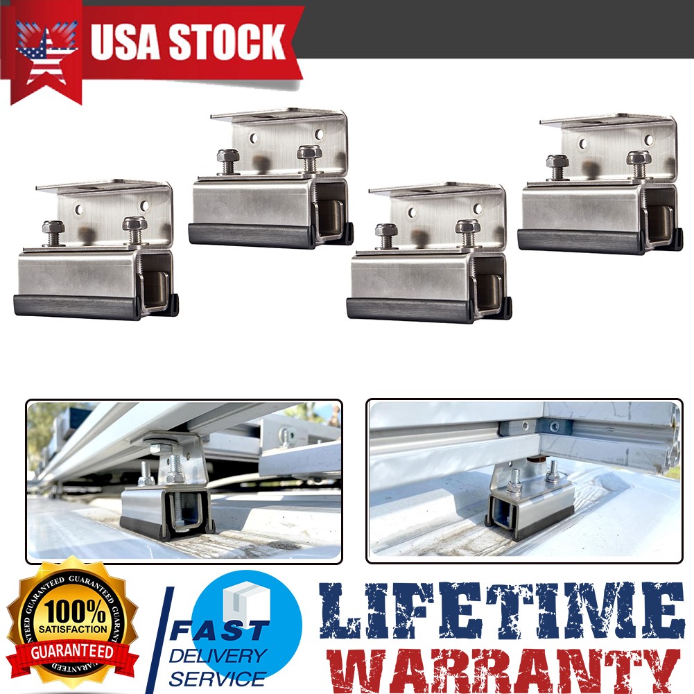 4PACK Roof Mount Kits Bracket Mounting Mounts For ProMaster,Boxer,Jumper,RV