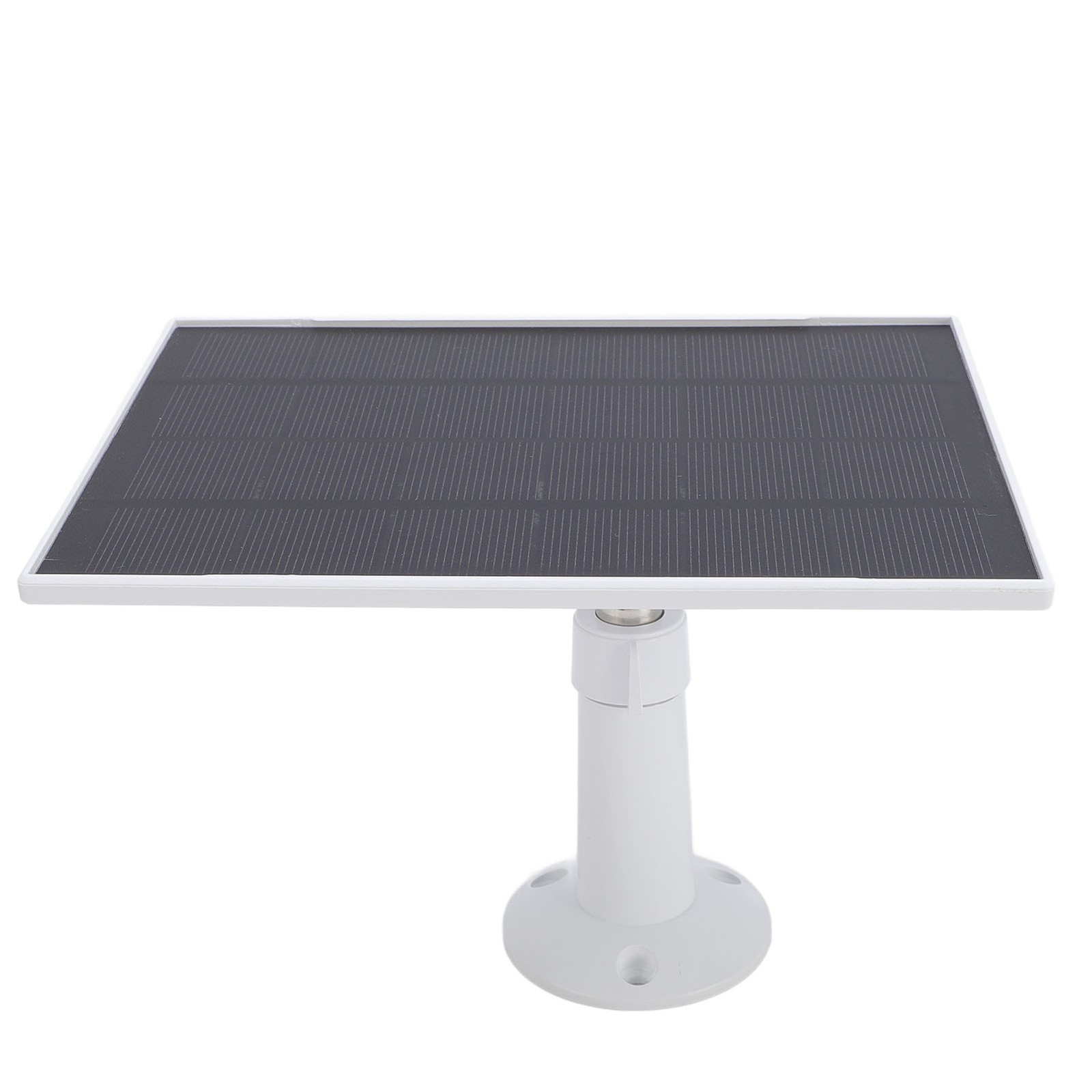 White Solar Panel For Bird Feeder Camera Waterproof Charger For Outdoor Use