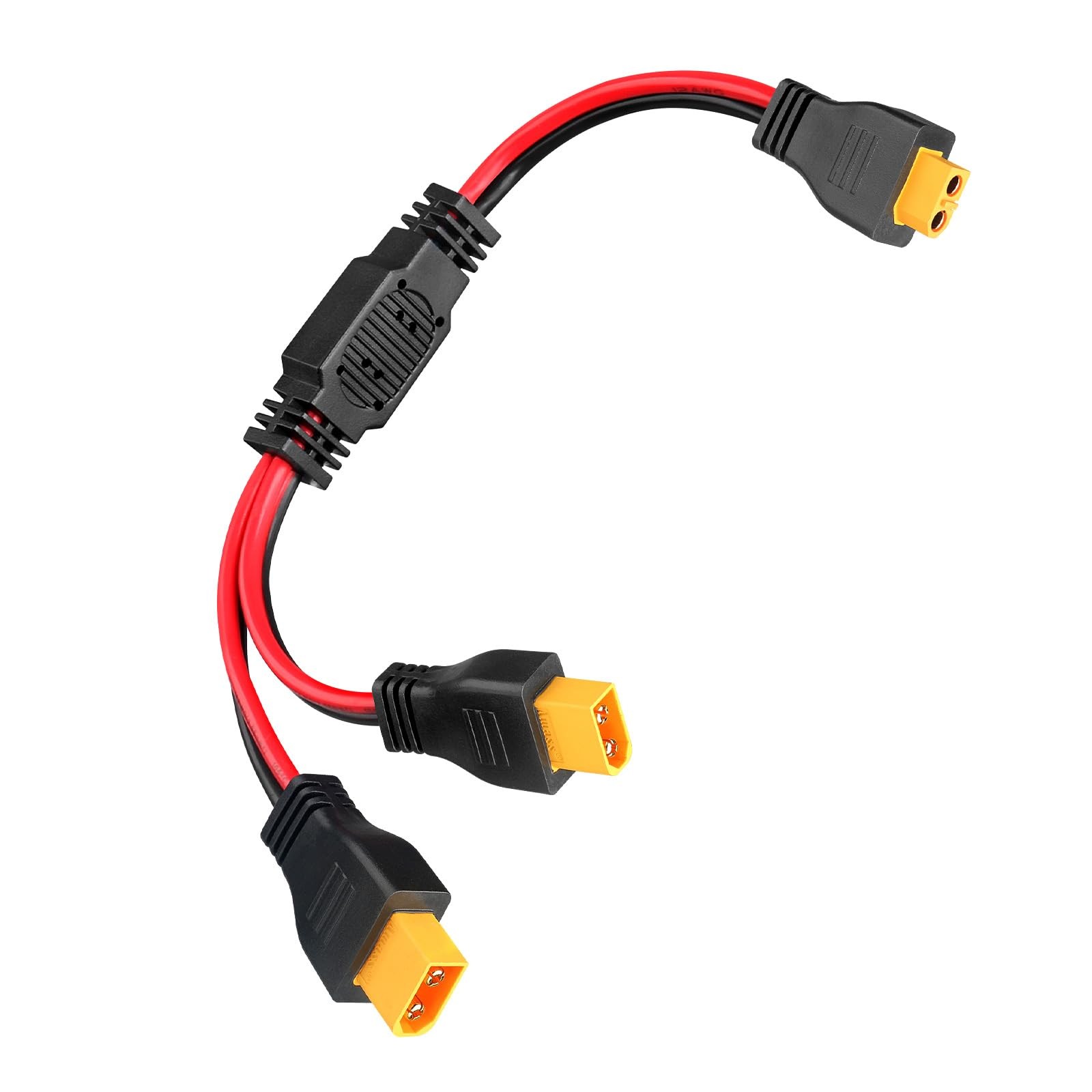 PAEKQ XT60 Y Splitter Cable 12AWG XT60 1 Female to 2 Male Parallel Connector …
