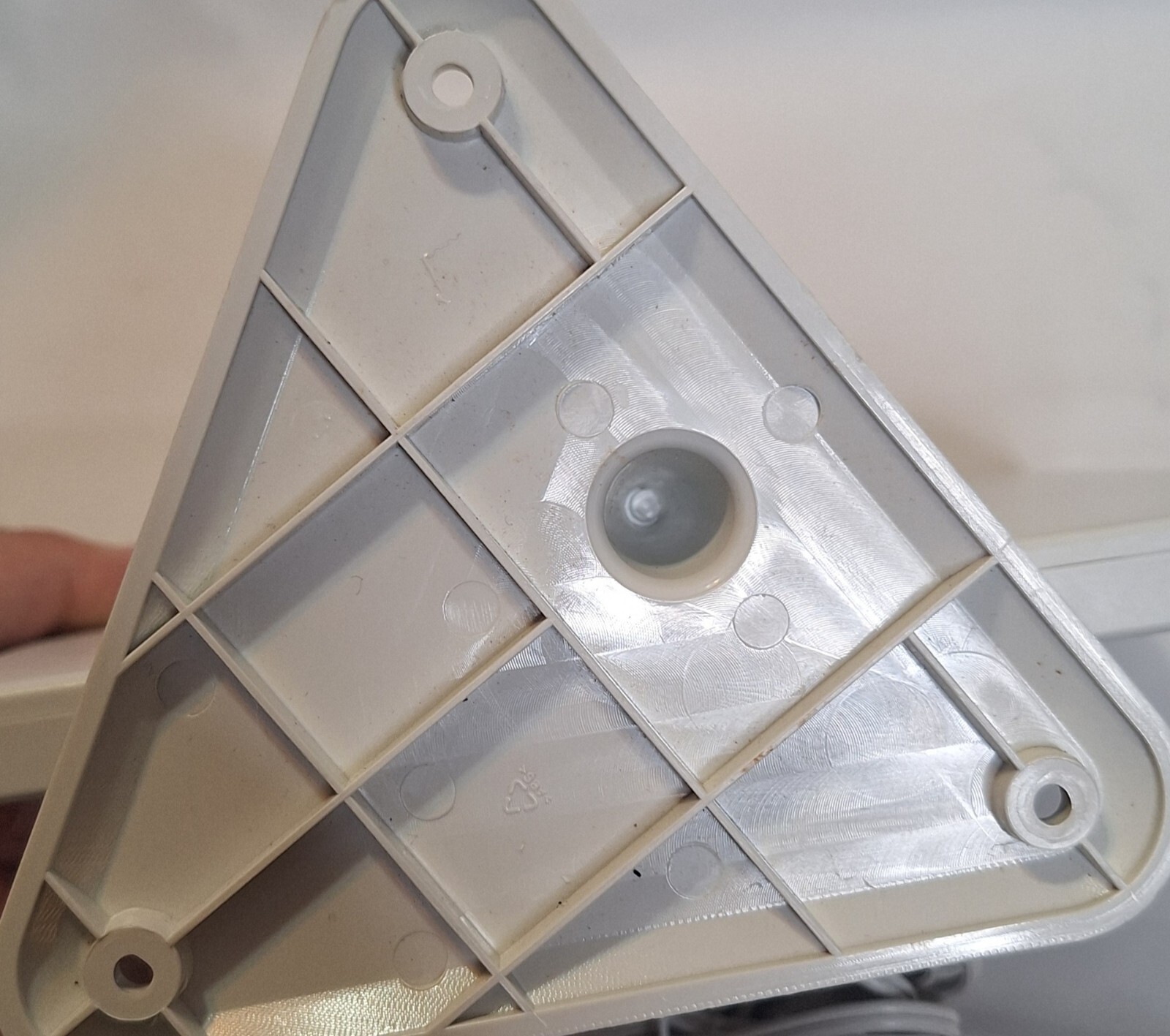 Unbranded Square White Solar Panel Charger For Outdoor Use Only UNTESTED