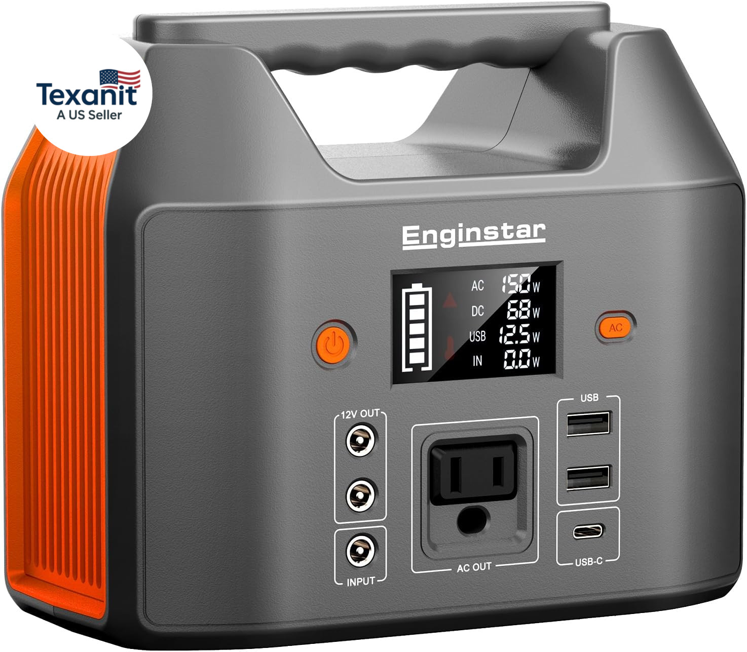 Portable Power Station 150W 155Wh Solar Generator 110V 42000Mah Portable Power B
