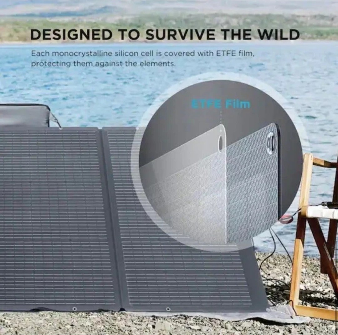 EcoFlow 400W Solar Panel Self-supporting, Waterproof Smart Outdoor Solar Kit