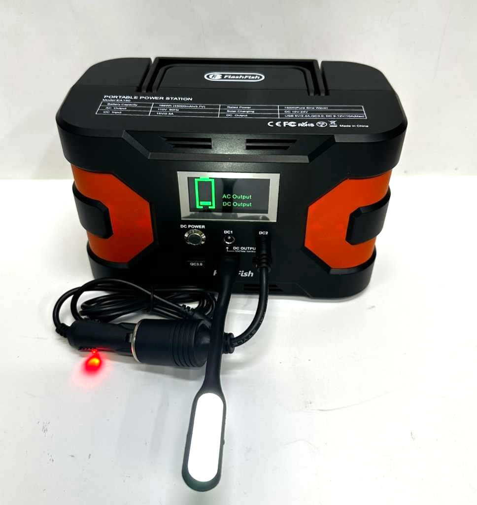 FF Flashfish 144.3Wh with Solar Panel 150W, Solar Generator